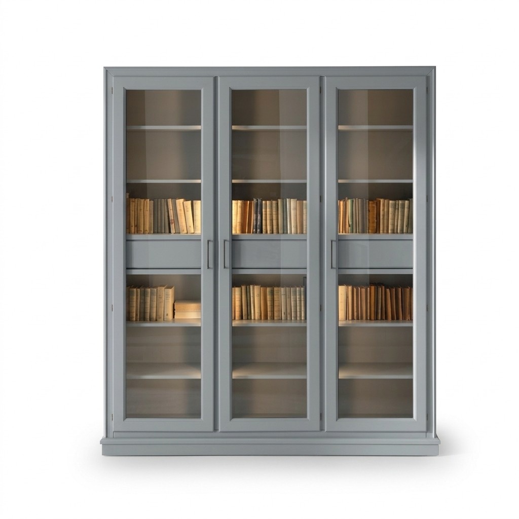 Bookcase Bookcase Shelf Office Bookcase Wall unit Design Gray