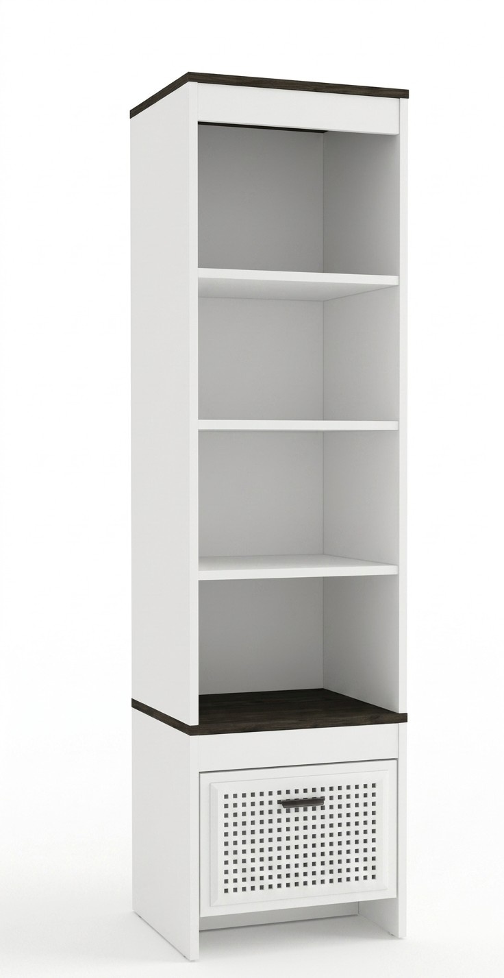 Bookshelf Comfortable Youth Room Children\'s Furniture White Shelf Furniture Cabinet