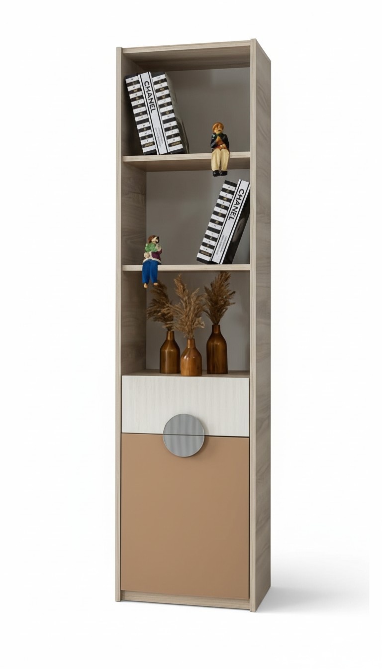 Modern bookshelf storage drawer stylish design living furniture practical