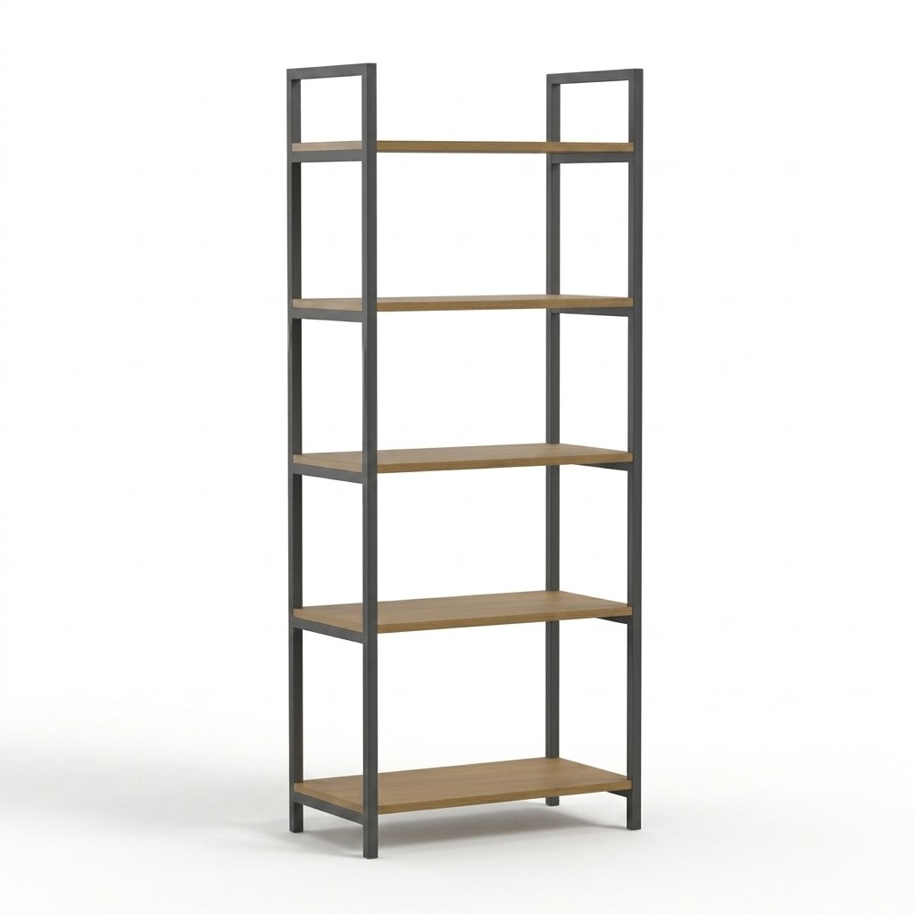 Bookshelf Shelves High Shelf Book Cabinet Surface Wood Frame