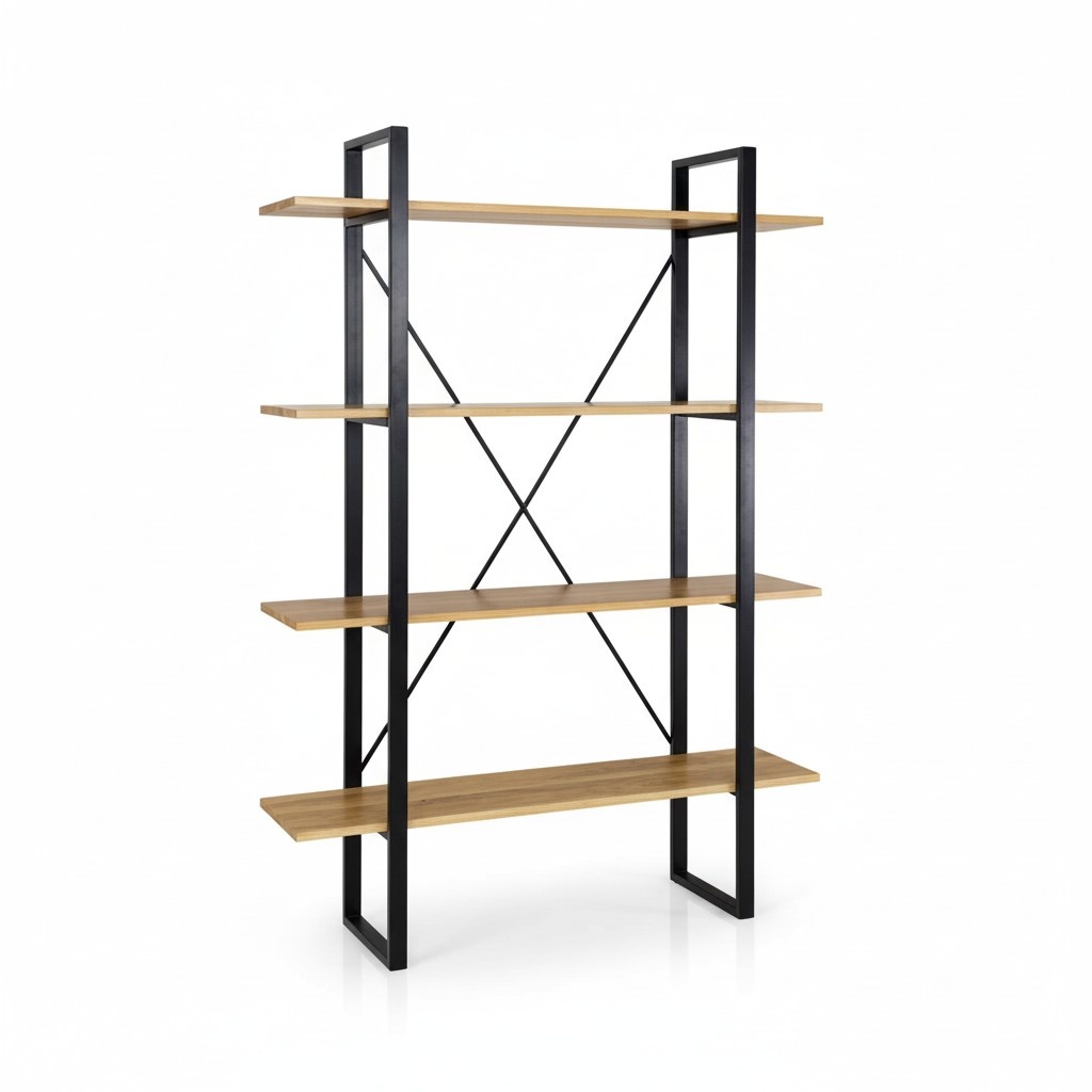 Bookshelf, freestanding shelf, file shelf, loft shelf, partition wall, walls, luxury cabinet, new