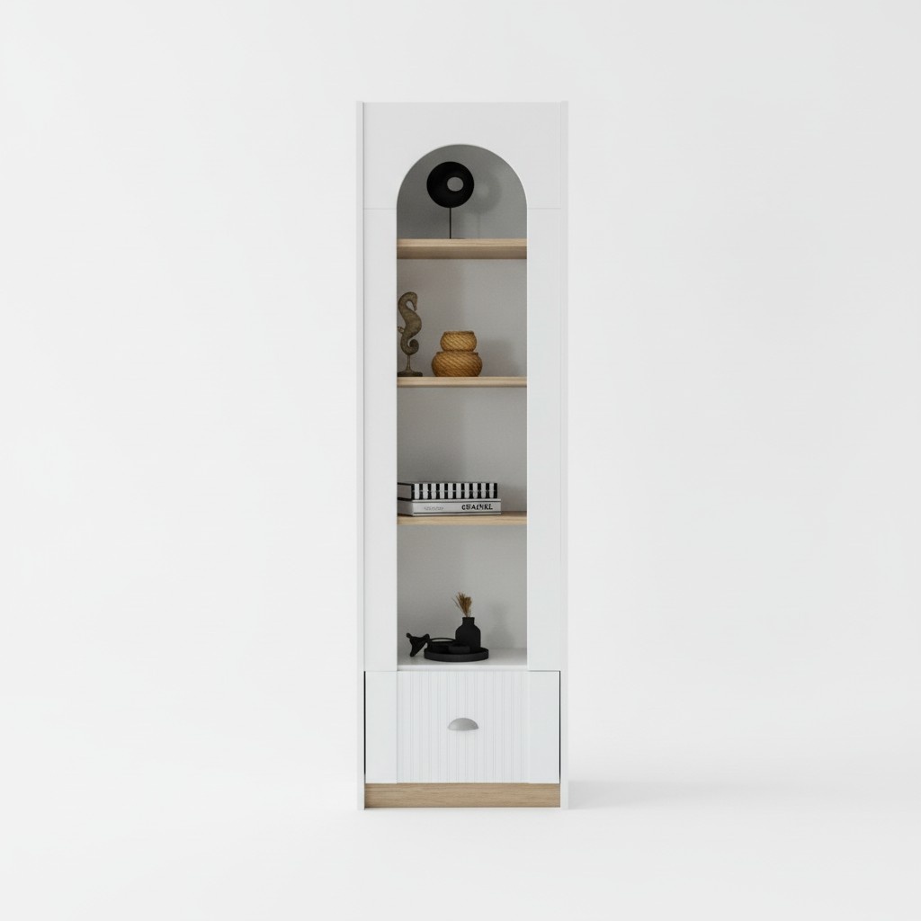 Bookcase Stylish Modern Design Tidy Elegant Storage Furniture