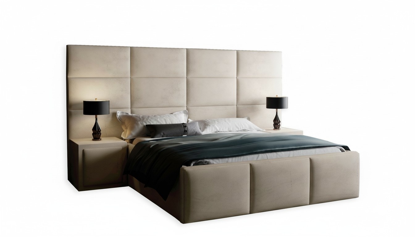 Boxspring Design Bed Beds Marriage Mattress Sleep Room Luxury Hotel Double New