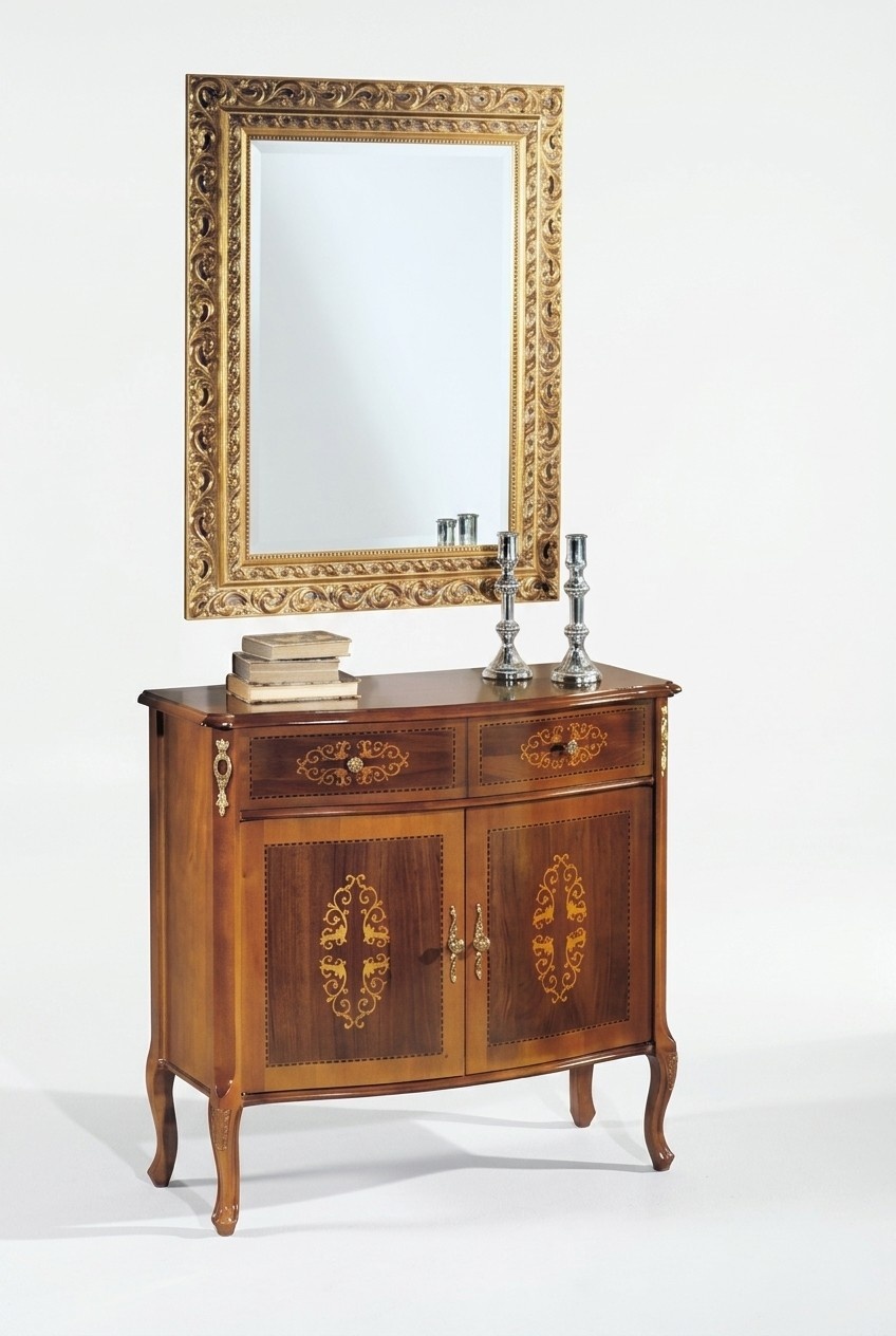 Brown Sideboard Luxury Wooden Chest of Drawers Classic Console High Quality Furniture