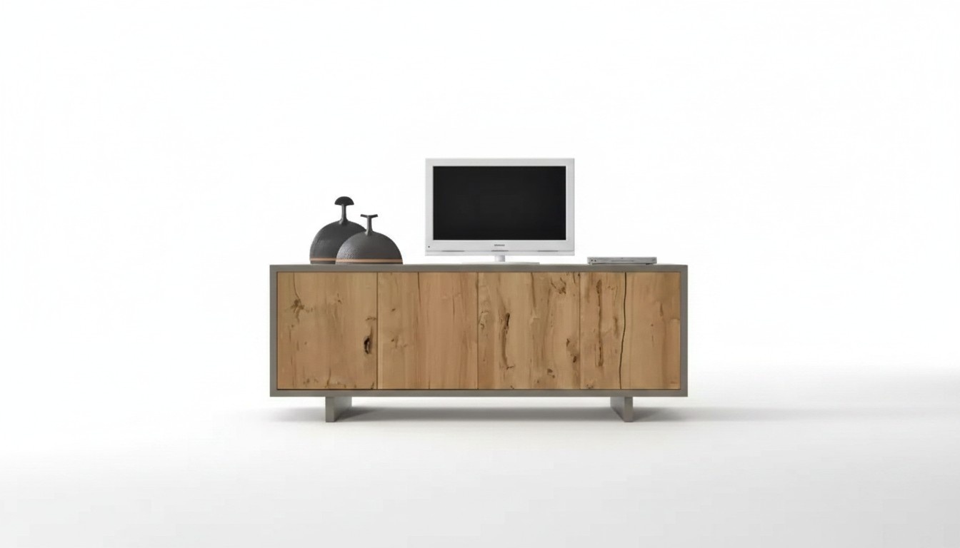 Brown luxury sideboard wood designer furniture dresser living room stylish
