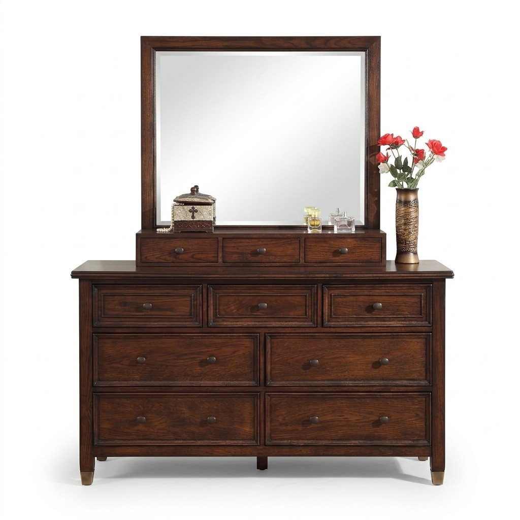 Buffet sideboard dresser with mirror Genuine handmade wood Classic sideboards