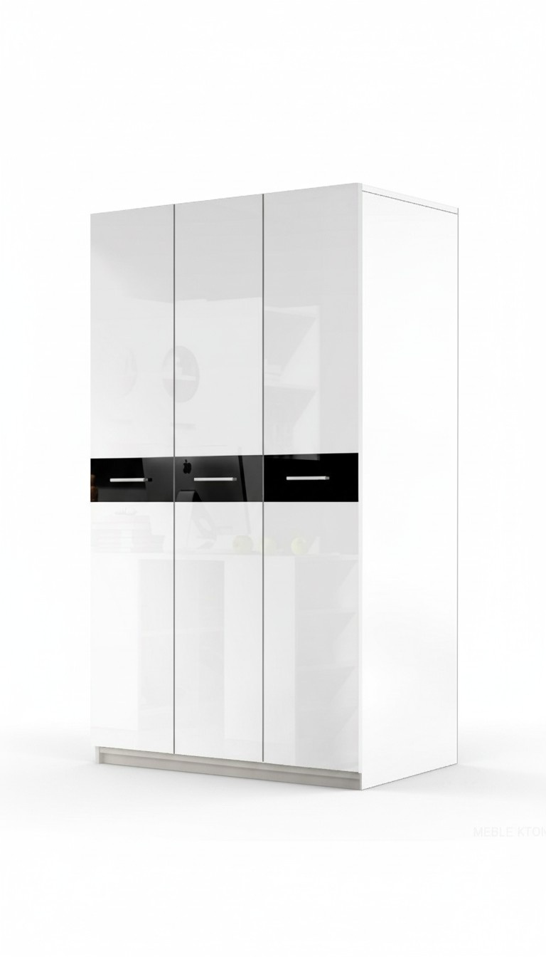 Wardrobe closets wardrobe high gloss wardrobes children\'s room white new