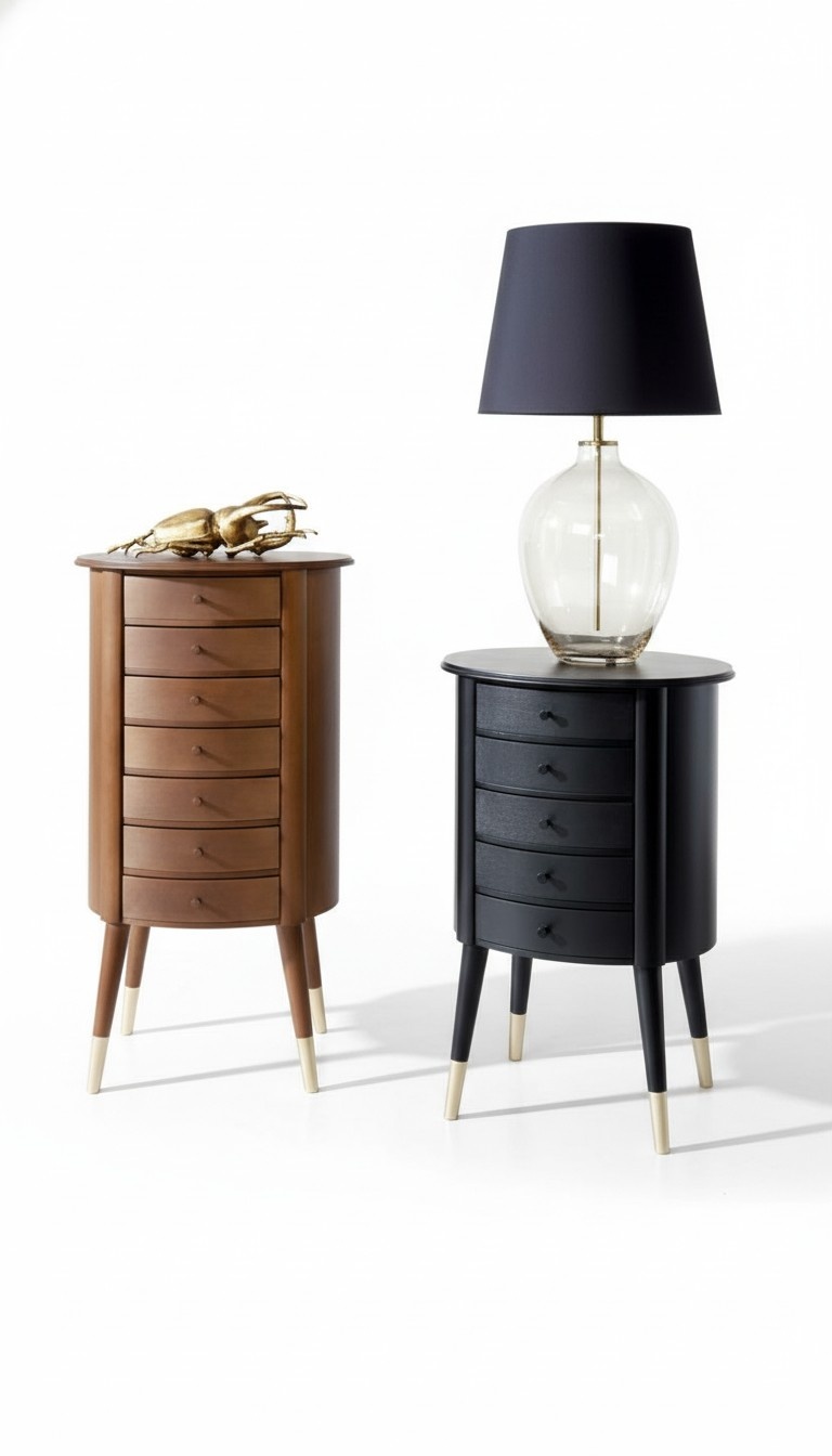 Wardrobe Chest of drawers Bedside table Classic Luxury Bedroom