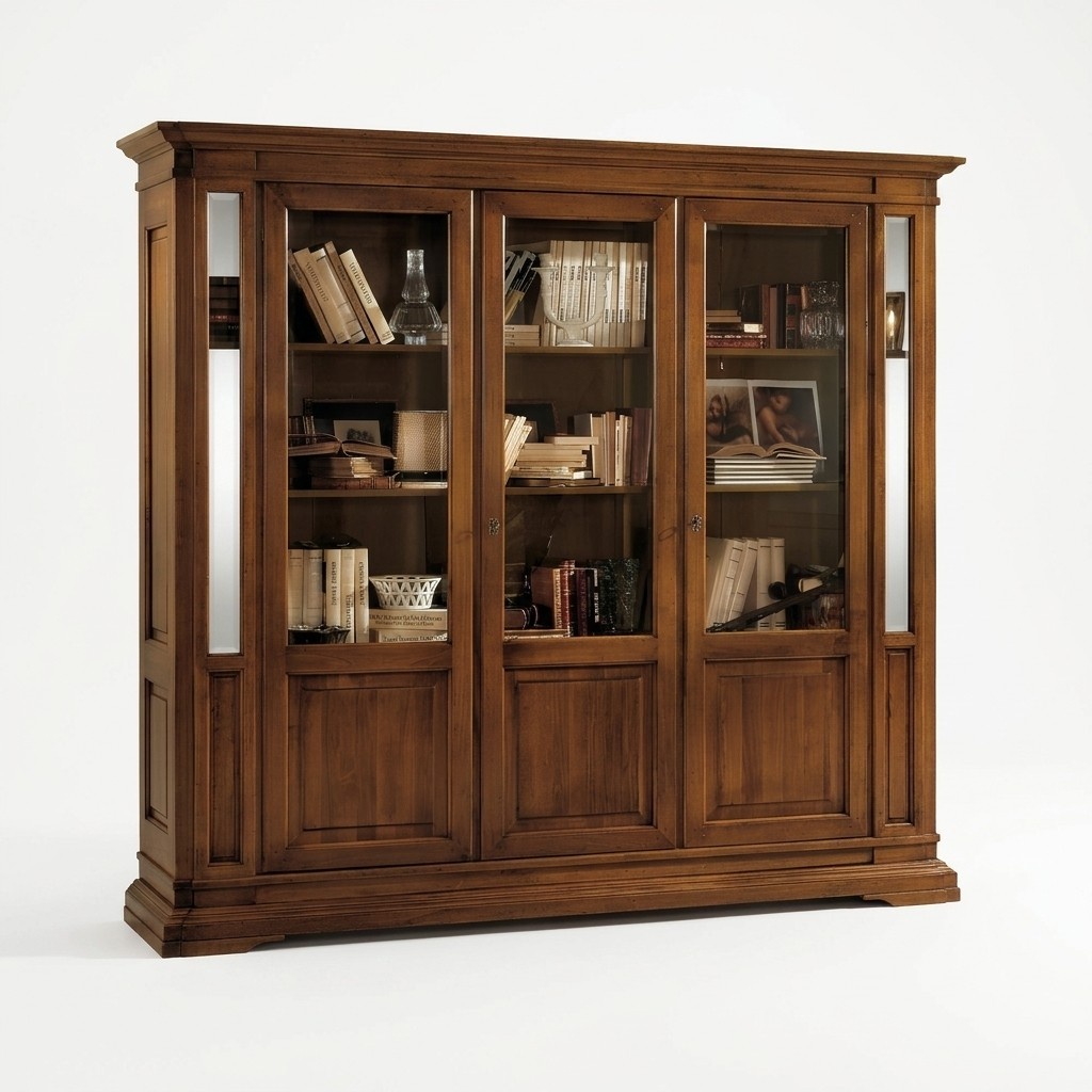 Cabinet shelf living room bookcase wood office cabinet cupboards showcase Italy
