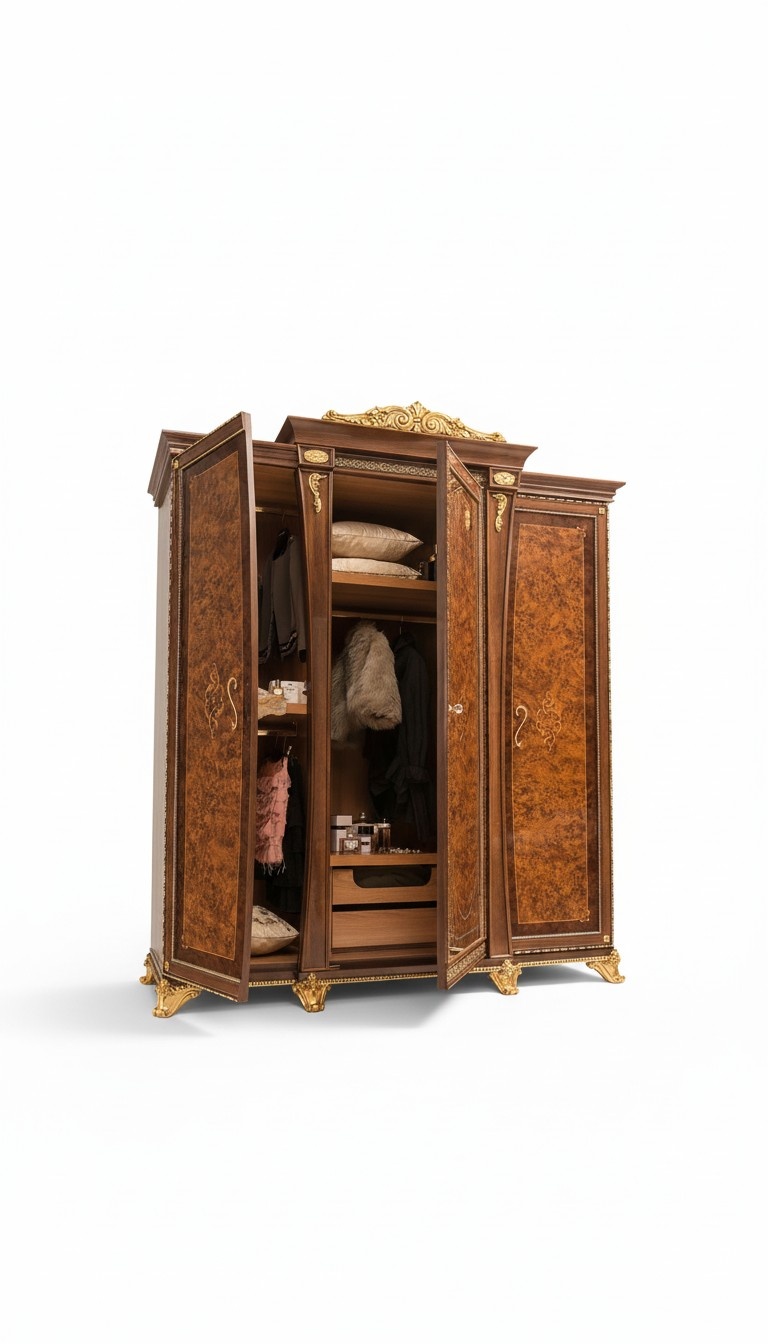 Wardrobe Solid Bedroom Furniture Italy Real Wood Wardrobe Wooden Wardrobe