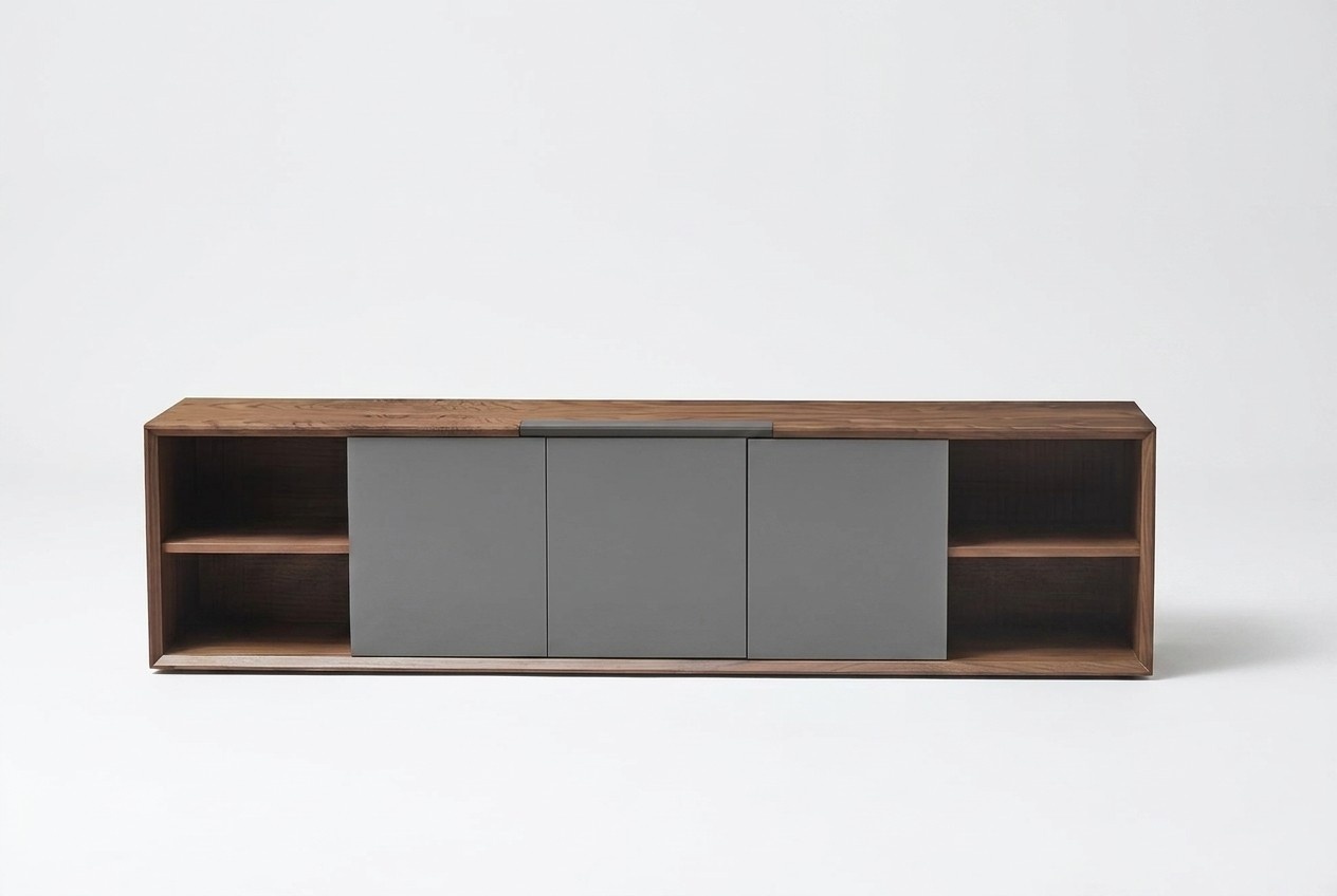 Wall Units Shelf Living Wall Cabinets Side Low Board Wood Design TV Furniture Shelves