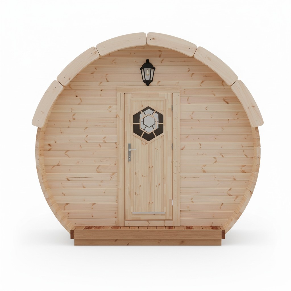 Camping house holiday home luxury garden house tree house camping barrel 5.9m