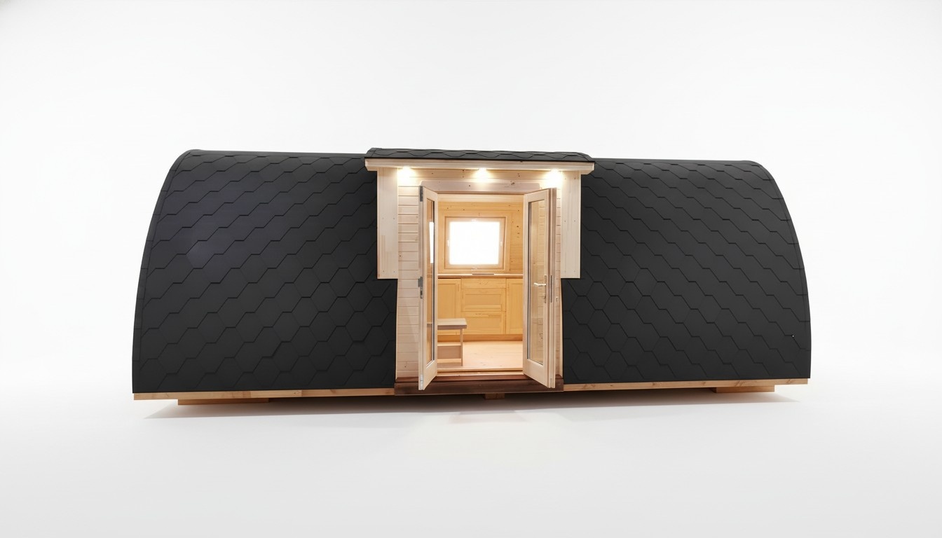 Camping house, home office, wooden house, holiday home, garden house, 2-6 people, prefabricated house.