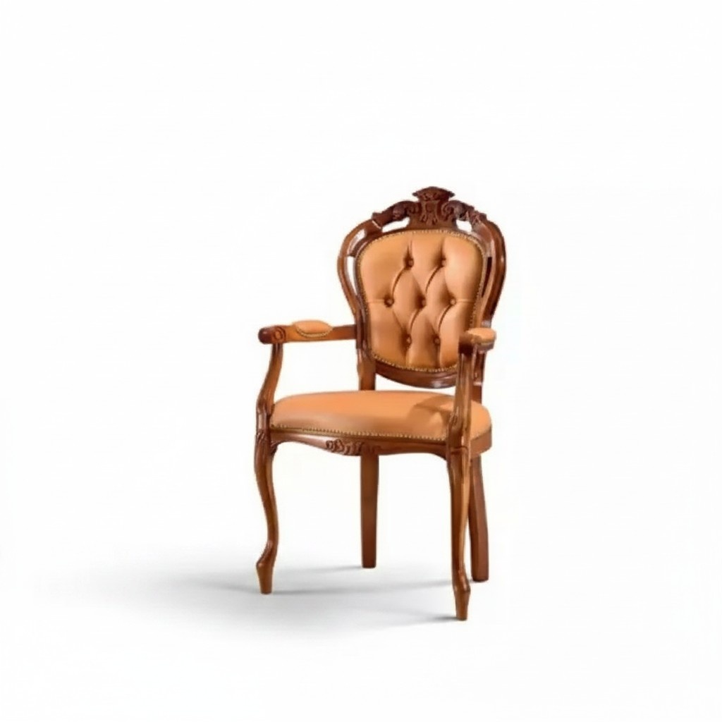 Chair 1 Seater Dining Room Wood Luxury Italy Furniture Design Classic New