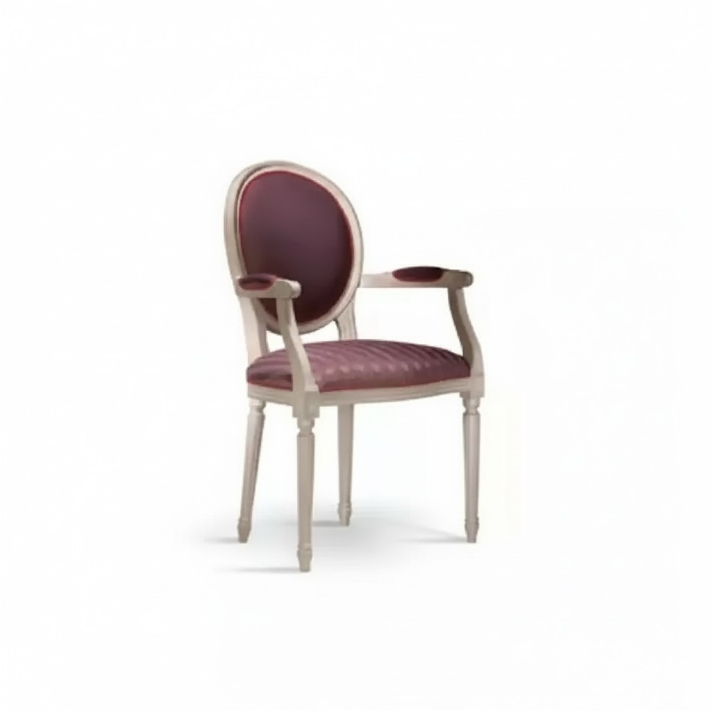 Chair 1 Seater Wood Luxury With Armrests Dining Room Italian Design