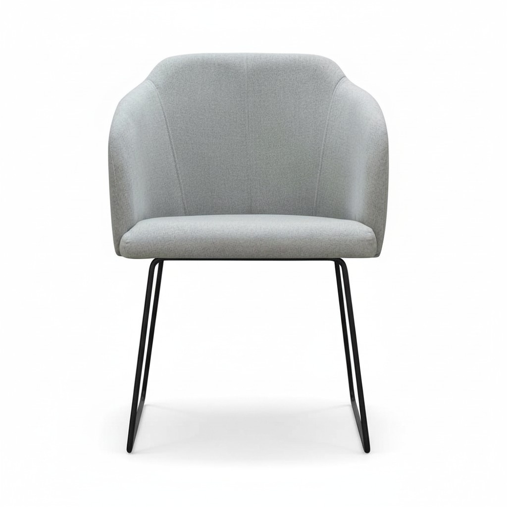 Chair 4x dining room TV lounge club textile seat armchair set New upholstered chair
