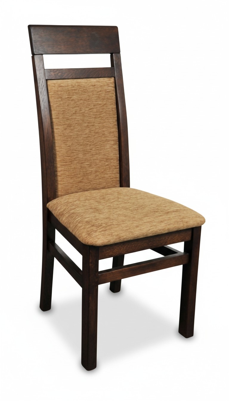 Chair 6x Chairs Group Set Living - Dining Room Set Wood Lehn Leather Textile New