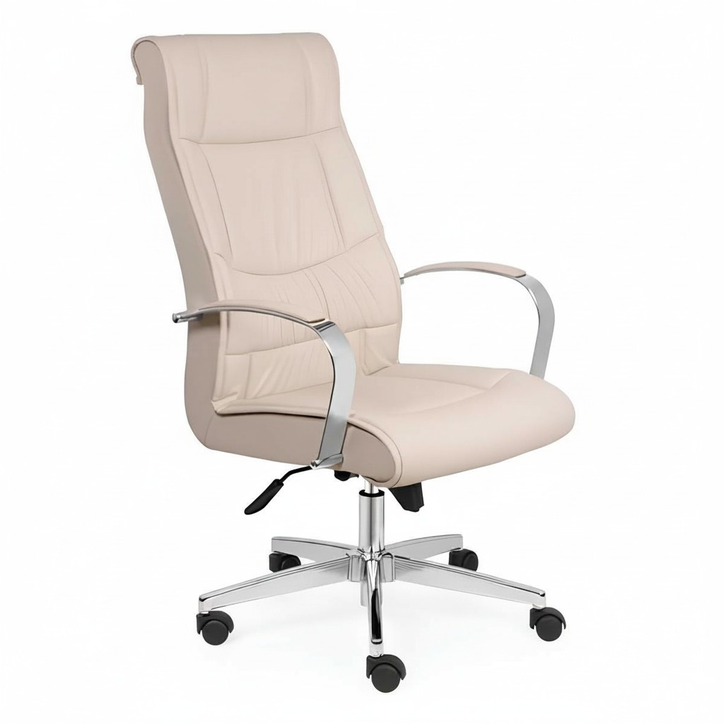 Chair beige office chair desk swivel chair armchair chairs executive chair office