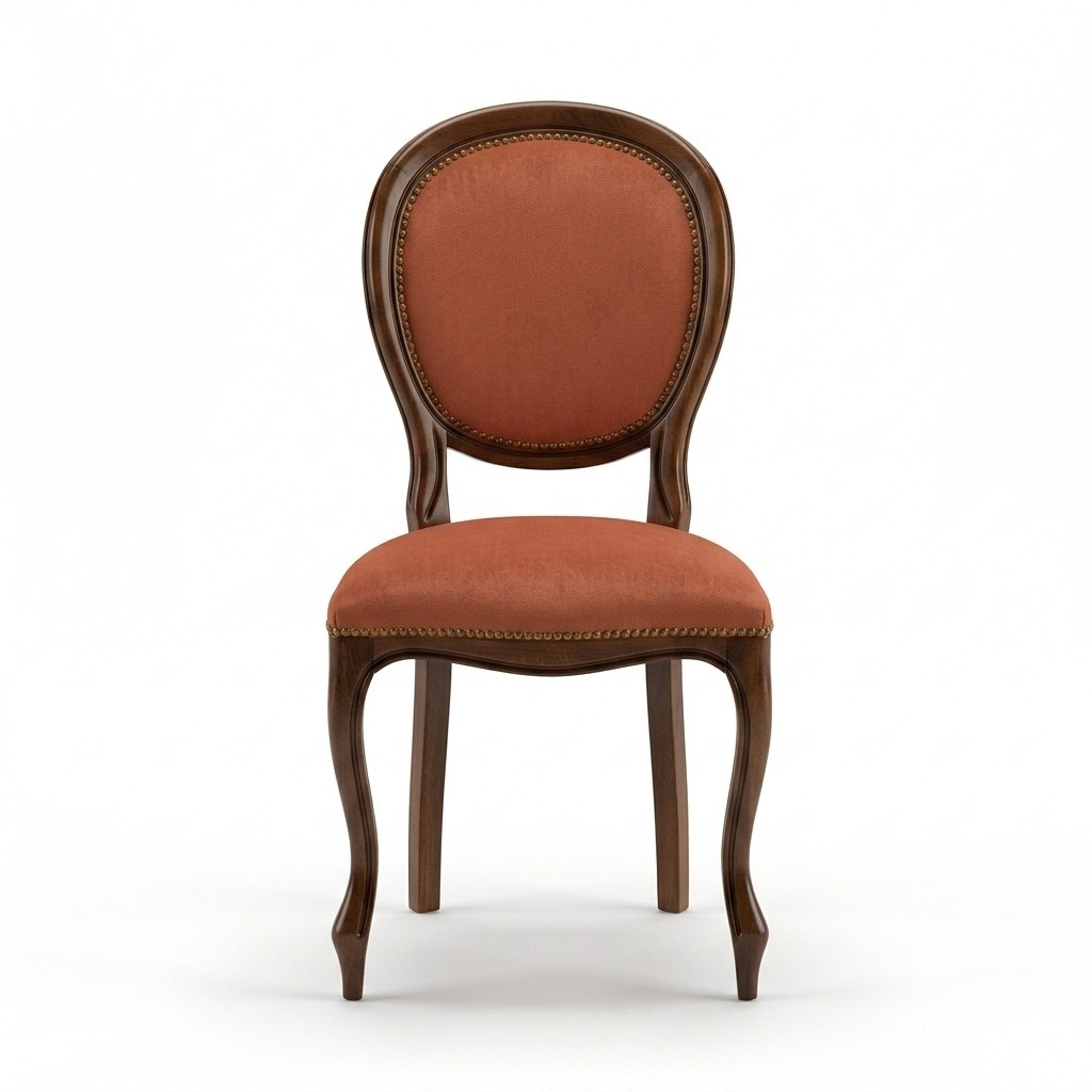 Chair brown design living room dining room wood chairs upholstery armchair furniture new