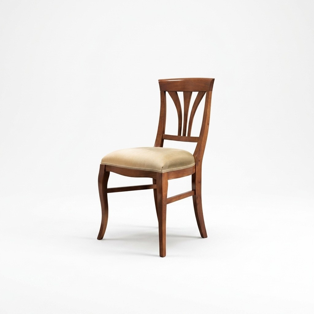 Chair Brown Dining Room Style Classic Chairs Upholstery Design Luxury New