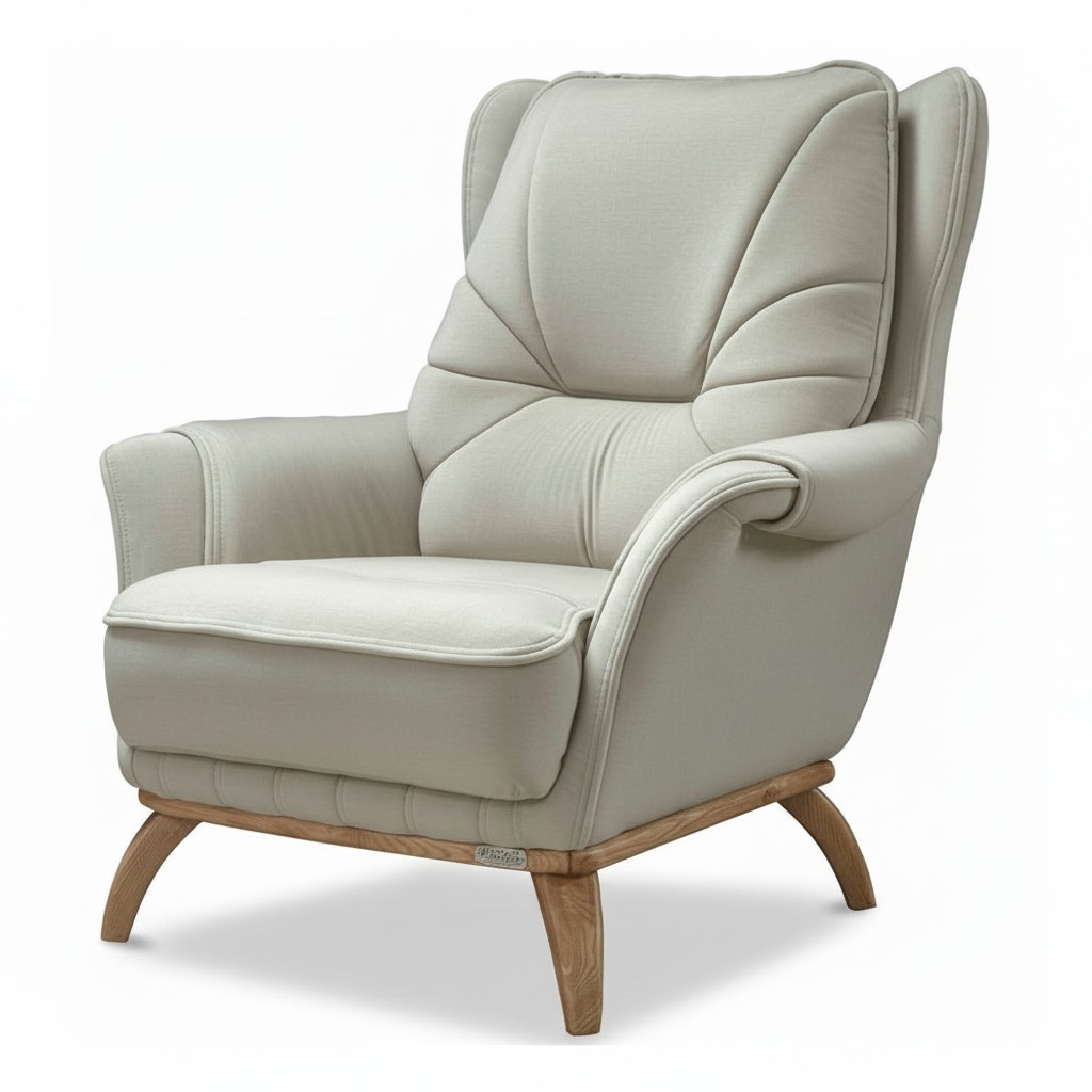 Armchair Cushion Seater Design Couch Armchair Relax Faux Leather Lounge Living Room