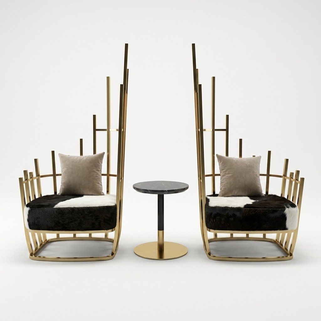 Chair Design Lounge Back Chair Upholstery Dining Living Room Club Furniture Fur Armchair