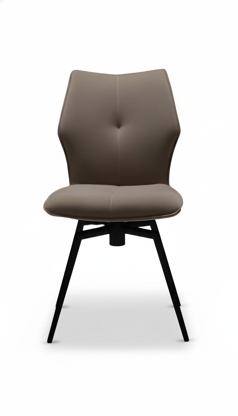 Chair Dining Chair Furniture Wood Modern Brown Luxury Design Metal Chair