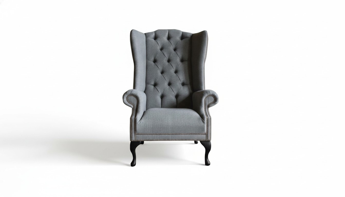 Armchair Lounge Design Television Sofa Wing Chair Upholstery Seat Furniture Chesterfield