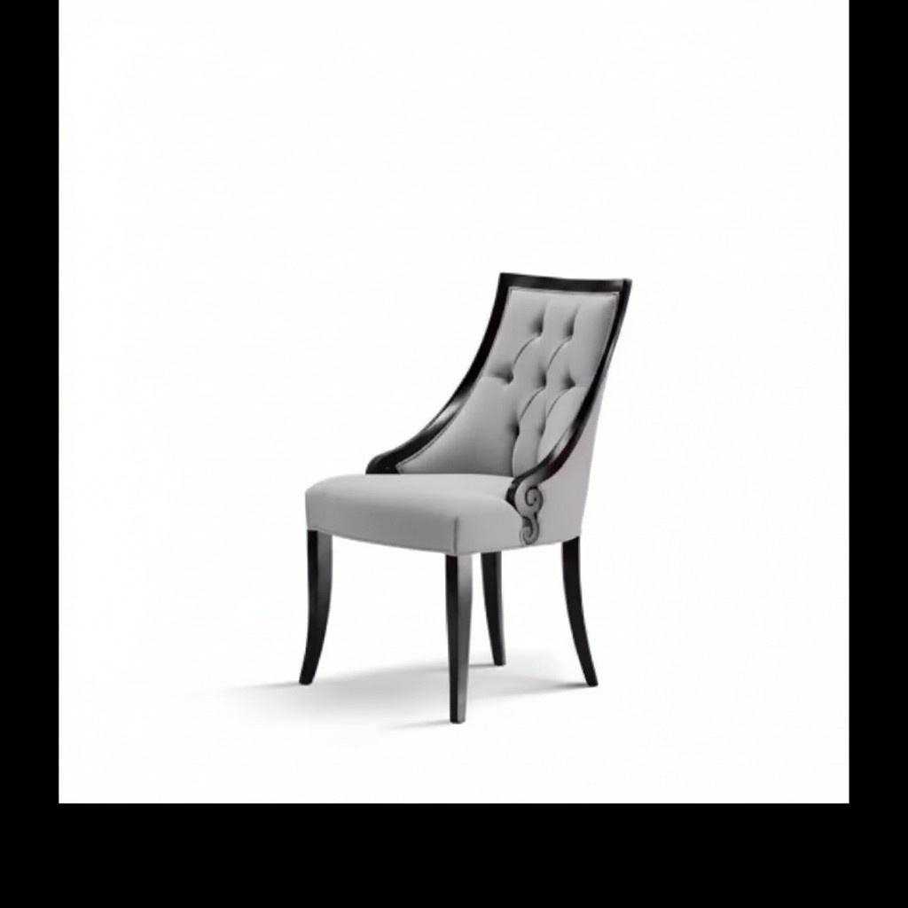 Chair Luxury Furniture Living Room Dining Room Wood Furniture Grey Armchair New