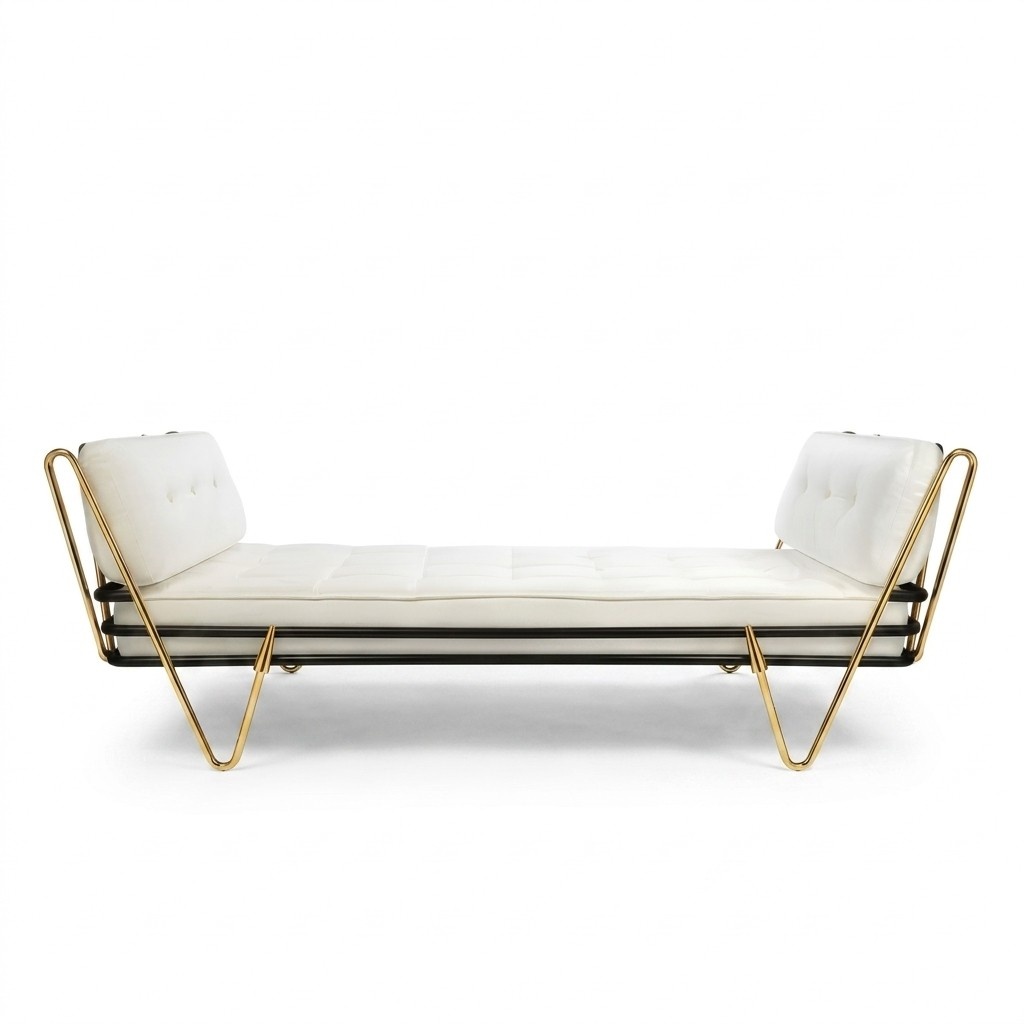 Chaiselongue Longchair Lounge Relax Lounger Armchair Sofa Couch Reclining Chaise Leather
