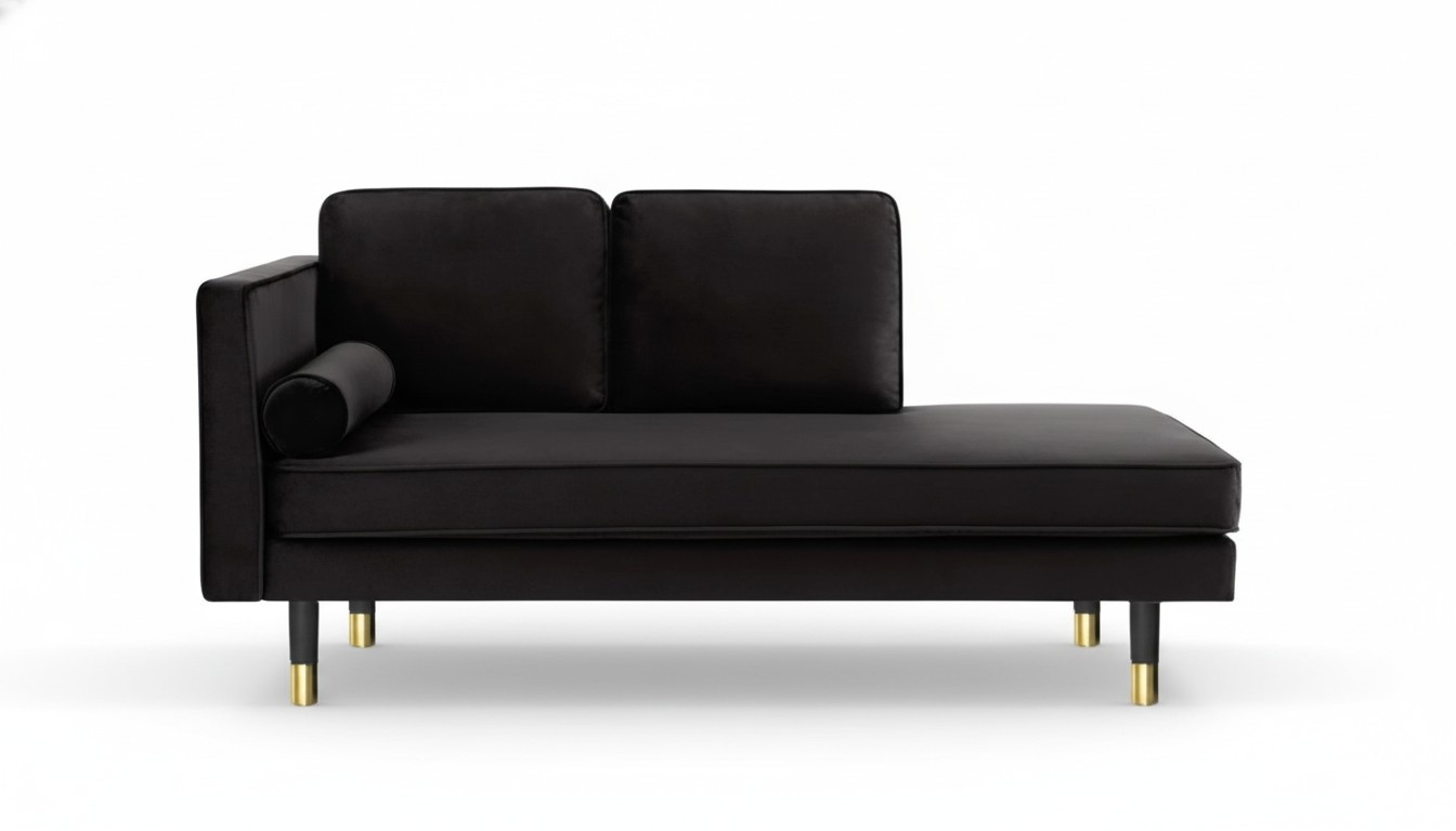 Chaise Longue Creative Furniture New Living Room Modern Design Black Sofa