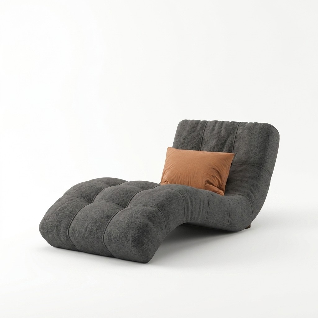 Chaiselounge Chesterfield Liege design Club chaise upholstered fabric couch sofa new