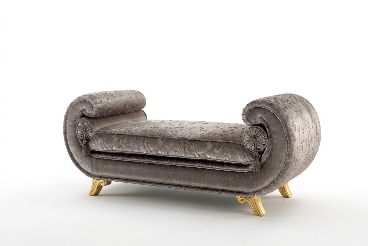 Bedroom chaise longue in art nouveau style italian furniture arredoclassic™