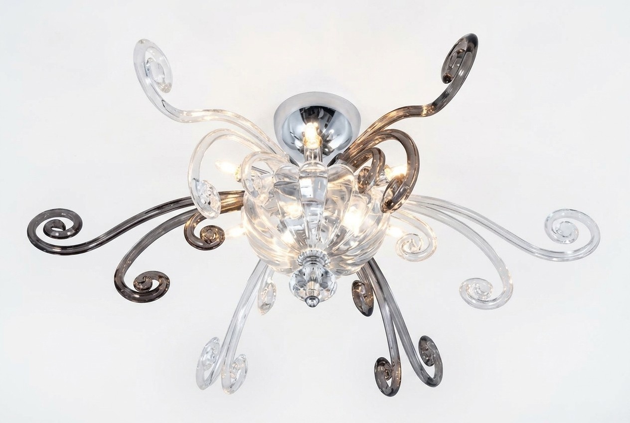 Chandelier Ceiling Light Luxury Capri Ceiling Lamp Chandelier Crystal Art