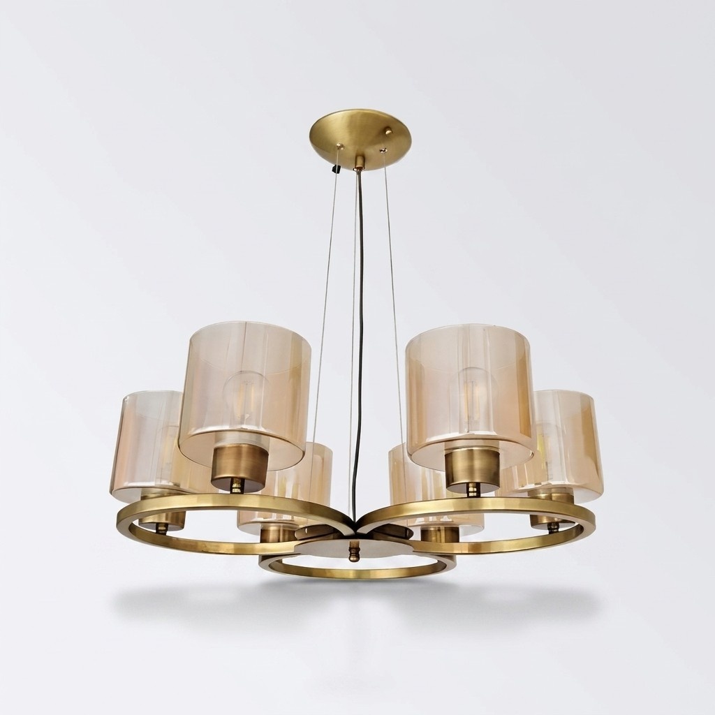 Chandelier Modern Living Room Ceiling Light Luxury Luster Glass