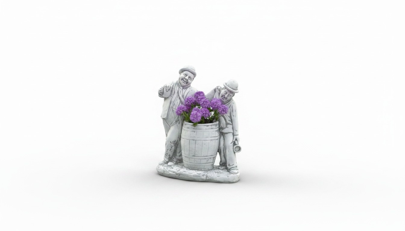 Charlie Chaplin flower pot plant pot decoration figure flower pots garden