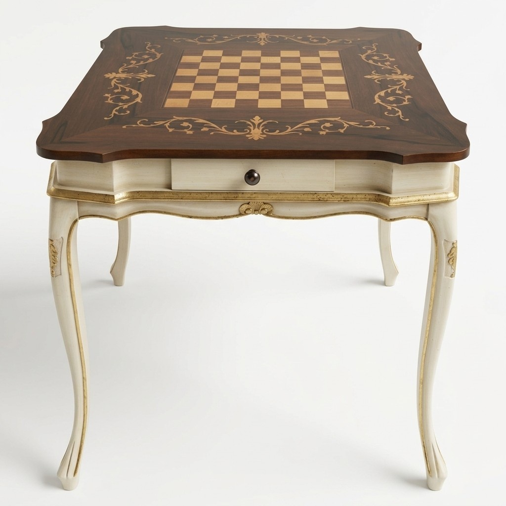 Chess Table Game Table Table With Chess Miniature Studies Furniture Tables Board Game