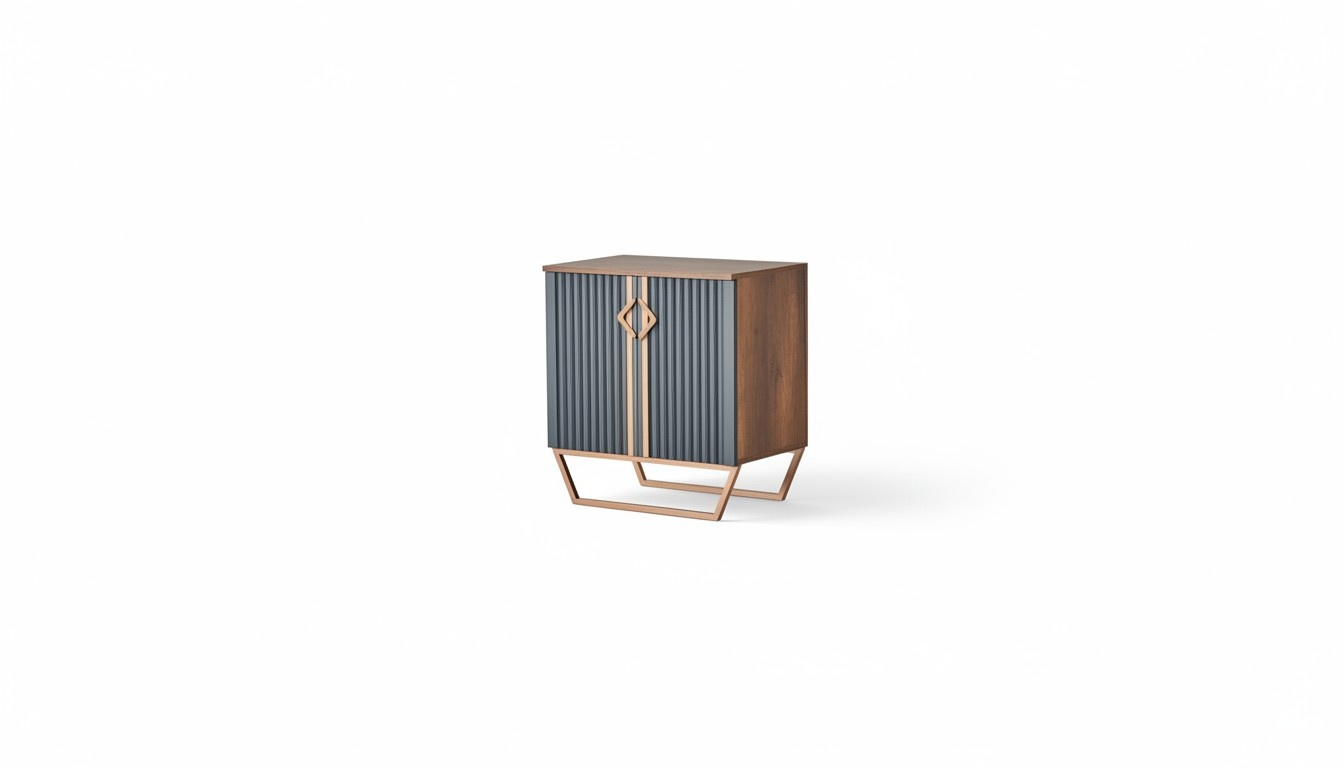 Brown Gray Two-tone Chest of Drawers Filing Cabinet Home Office Modern Design
