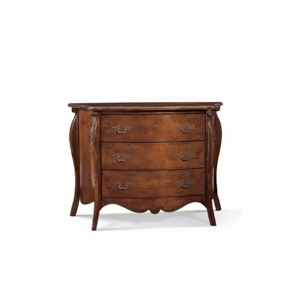 Chest of Drawers Brown Italian Style Wood Furniture Classic Furniture Design New