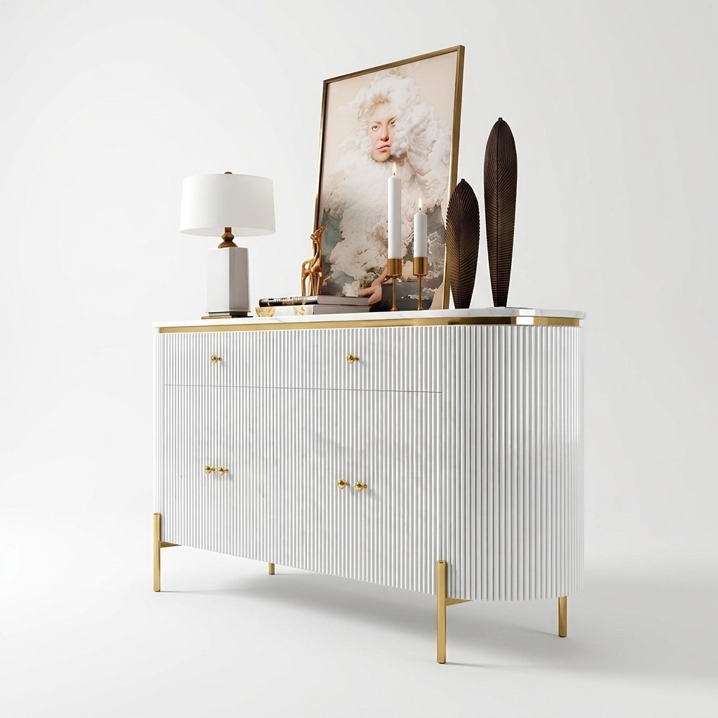Dresser Cabinet Luxury Dresser Cabinet Shelf Console Furniture Wooden Cabinet Italy New