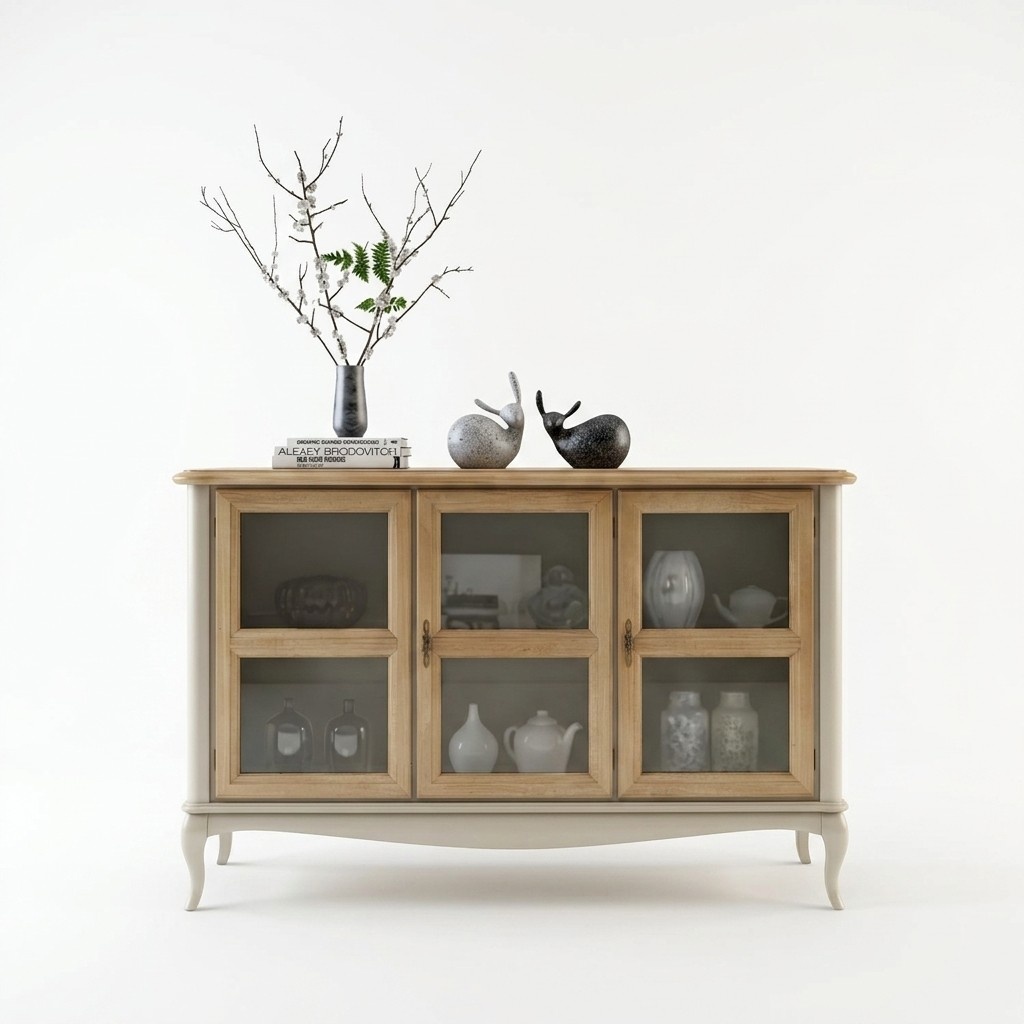 Dresser Living Room Chests of Drawers Wood Sideboard Cabinet Cupboards Massive