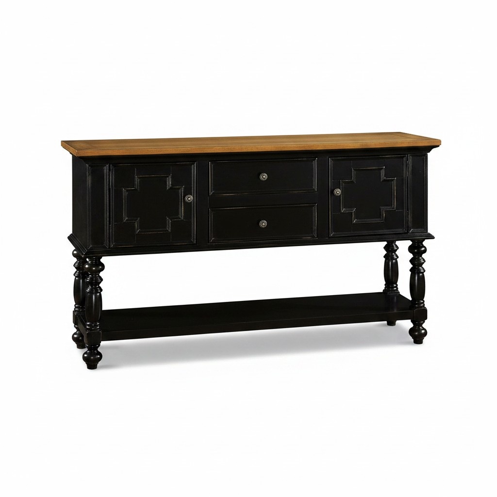 Dresser Sideboard Console Wood Cabinet Wardrobe Sideboard Design Furniture Black