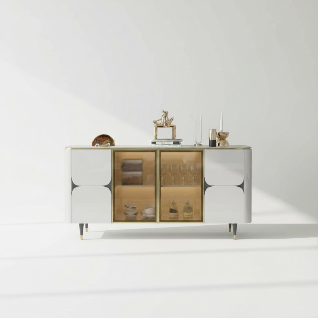 Chest of drawers wooden cabinets sideboard white furniture sideboard cabinet modern new