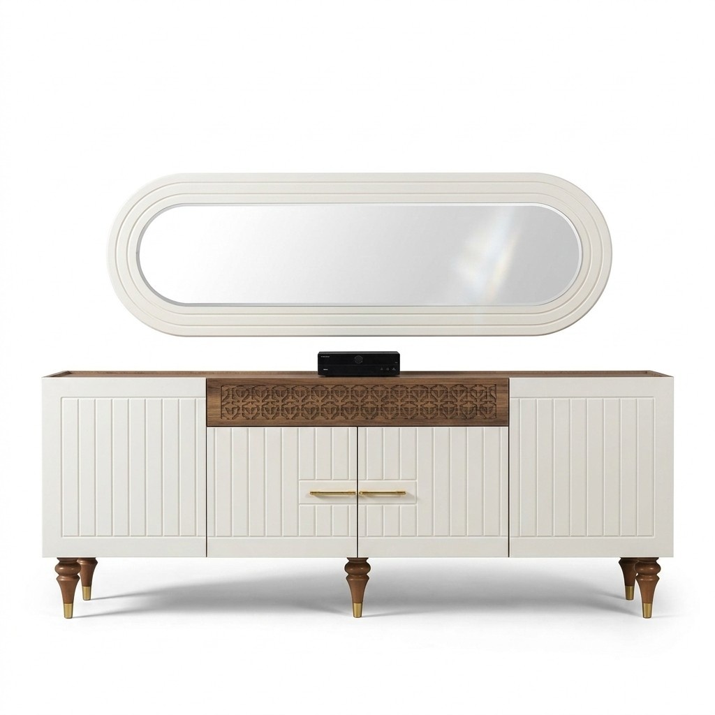 Chest of drawers wood sideboard mirror solid chests of drawers living room