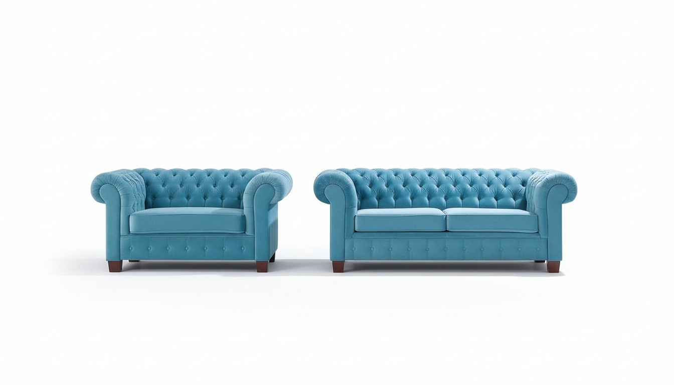 Chesterfield 3+2 Sofa Set Couch Upholstery Seat Set Sofa Couches Sofas New