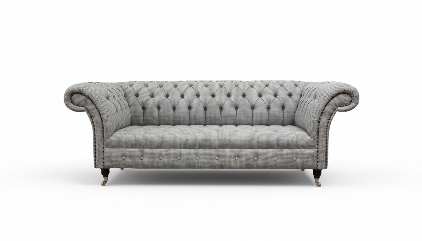 Chesterfield 3 Seater Sofa Grey Design Couches Upholstery Sofas Couches