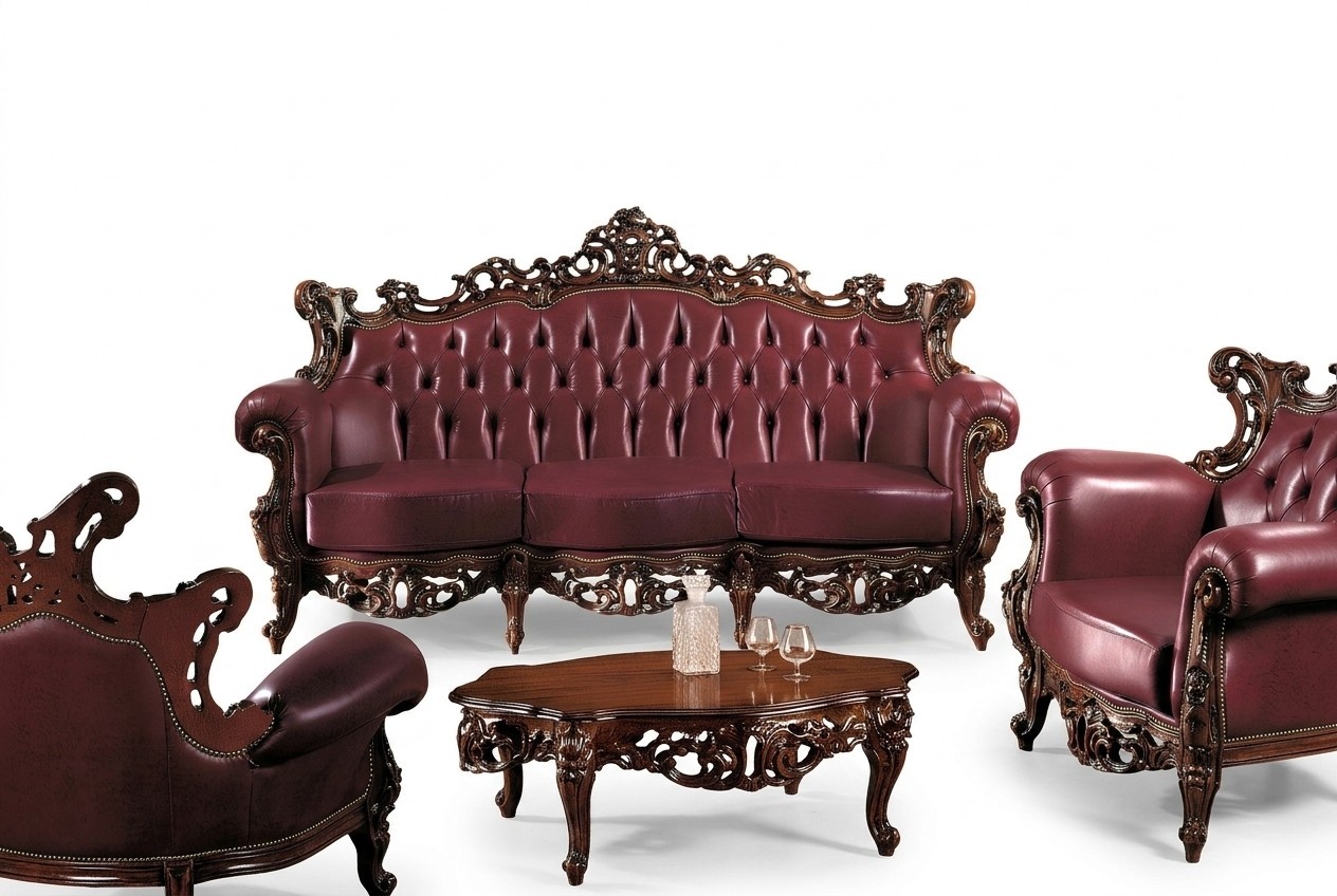 Chesterfield 3 Seater Couch Leather Sofa Couches Luxury Design Italian Furniture