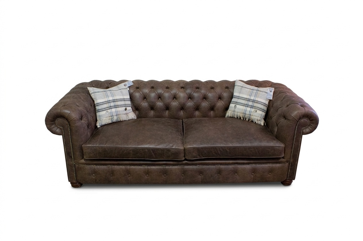 Chesterfield 3-Seater XXL Upholstered Sofa Suite Big Sofas 2016-26