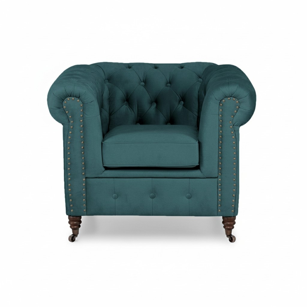 Chesterfield Armchair 1 Seater Couch Upholstery Sofas Couches New Lounge Club Lounge