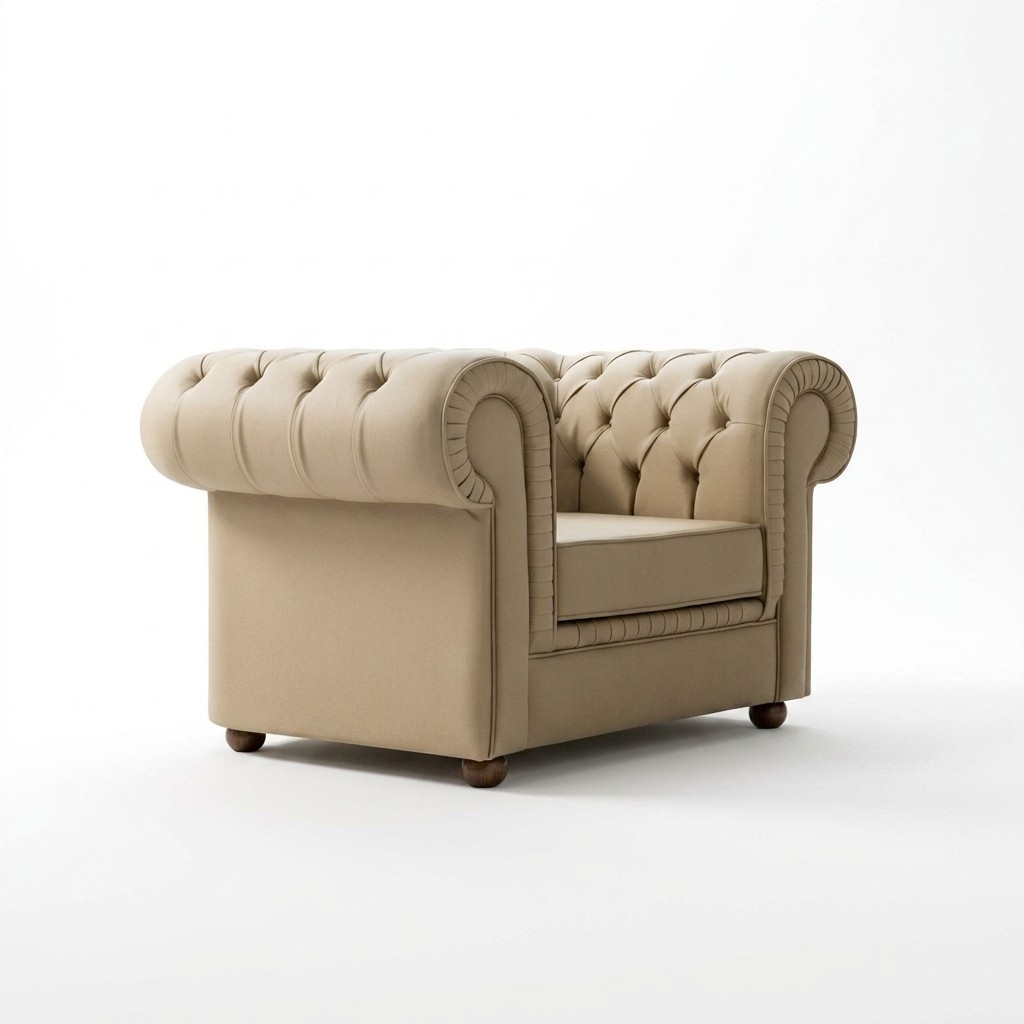 Chesterfield Armchair Luxury Office Furniture Single Seater Armchair